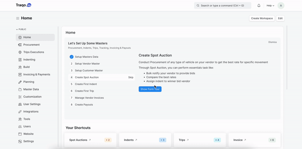 Step-by-Step Guide to Traqo's Reverse Auction in Logistics