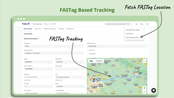 Bridging Real-Time Tracking Horizons: FASTag and ULIP Integration on Traqo.io